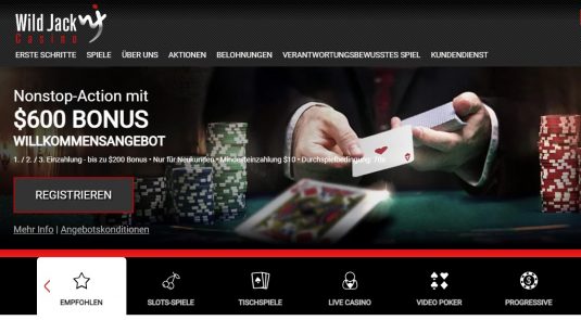 wild jack online casino